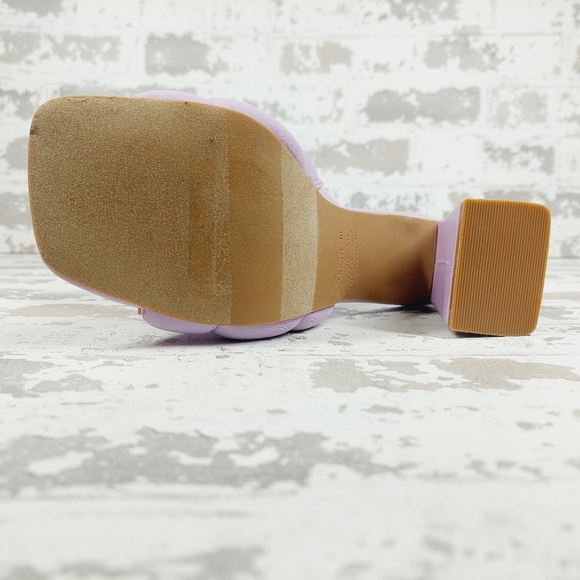 NEW Open Edit Sheena Black Summer Block Heel Sandals O146 - Picture 8 of 15